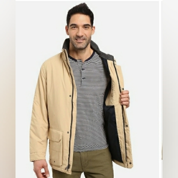 Nautica Sandy Bar Water Resistant Parka Jacket Mens size XXL like new - Picture 4 of 7